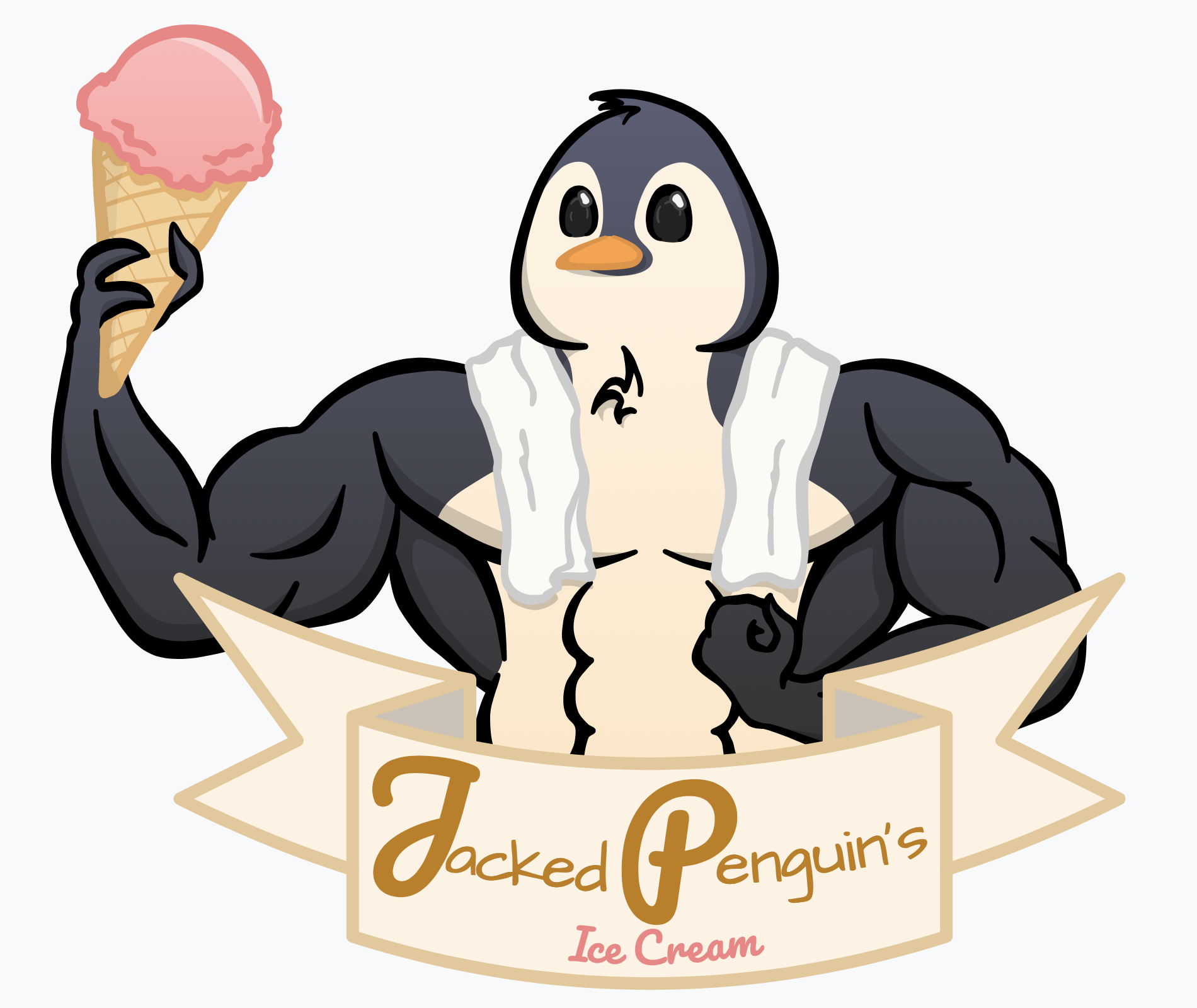 Jacked Penguin's Ice Cream